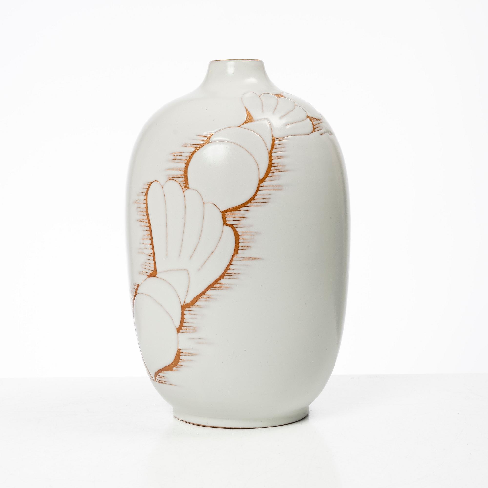 Anna-Lisa Thomson, vase, glazed stoneware, Uppsala Ekeby.