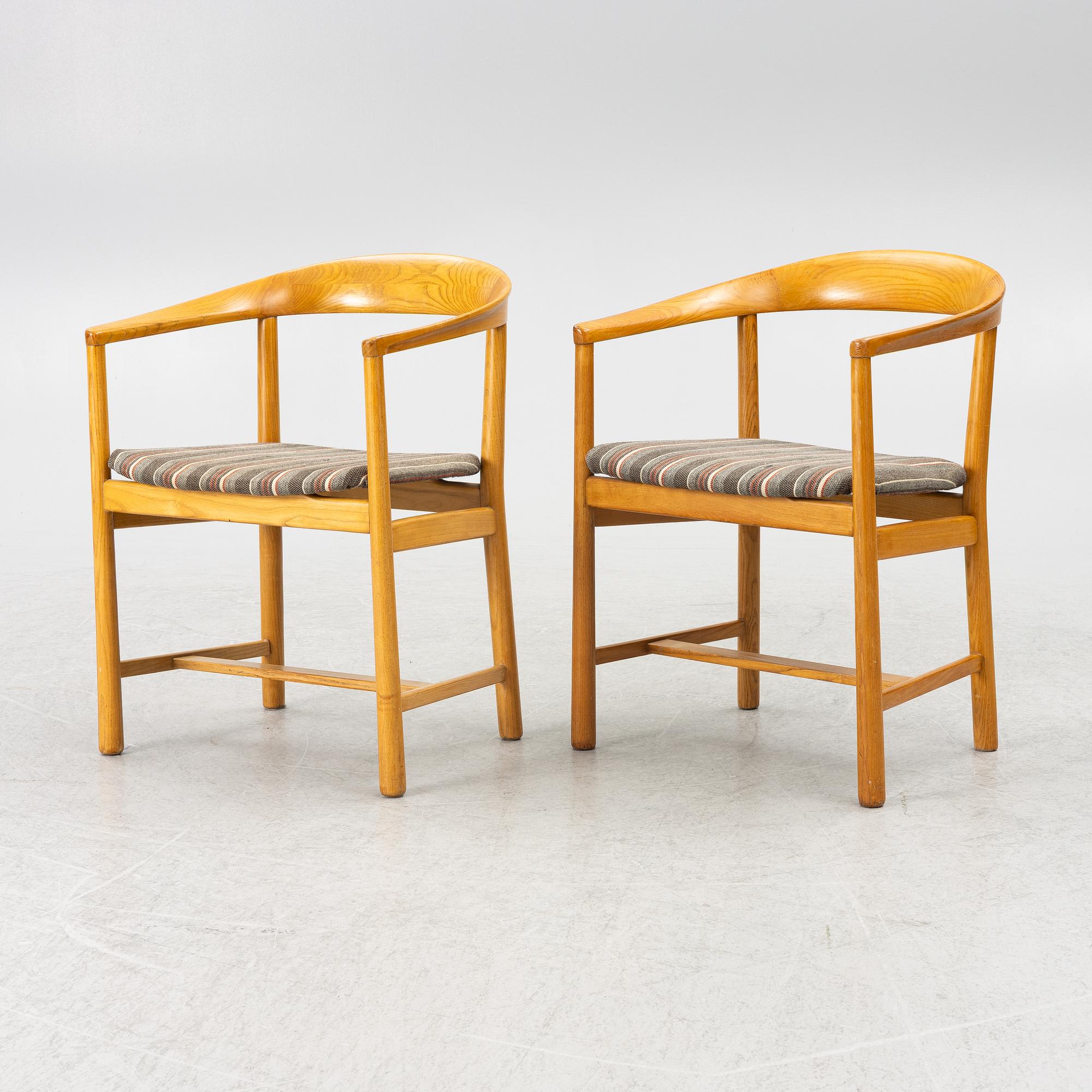 Carl-Axel Acking, karmstolar, ett par, "Tokyo", Triva-serien, Nordiska Kompaniet.