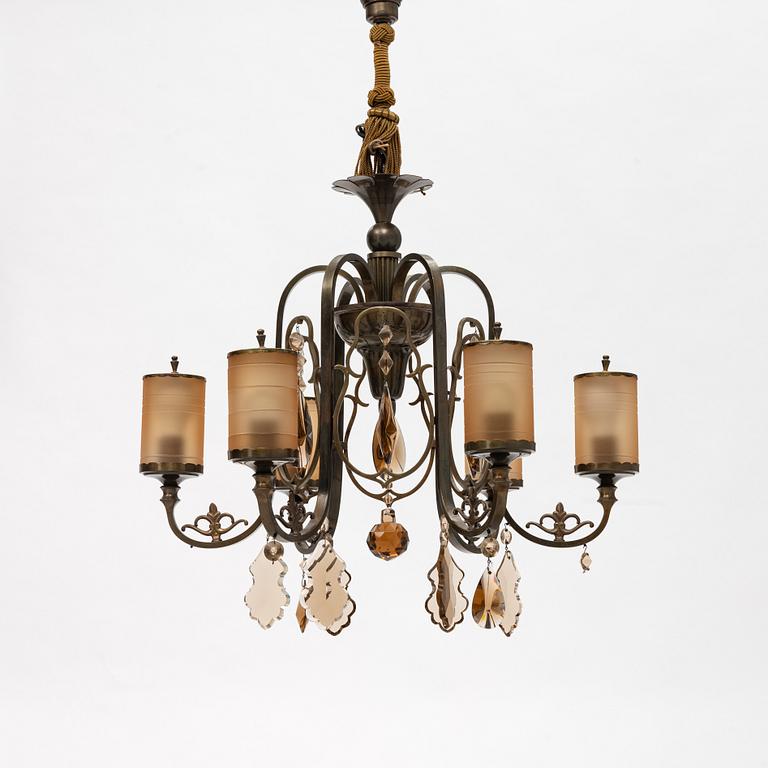 A Swedish chandelier, 1920's/30's.