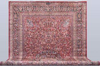 Carpet, Antique Dorokhsh (Khorasan), Signed, 636 x 377 cm.