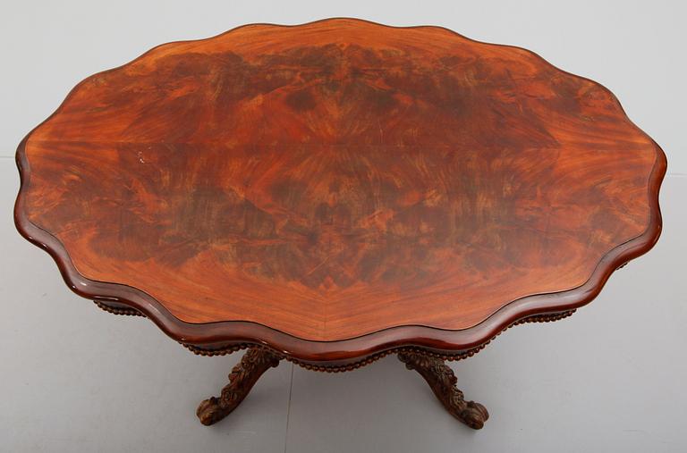 SALONGSBORD, senempire, 1800-talets andra hälft.