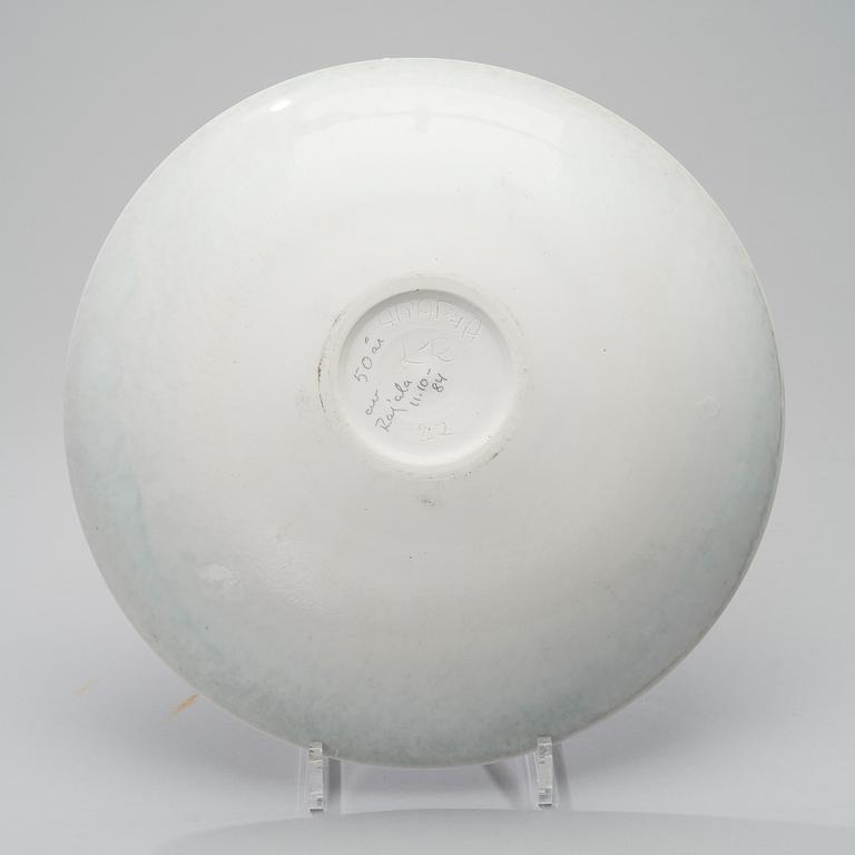 KAUKO RAJALA, SKÅLFAT, keramik, signerad i godset KR, Arabia 27.