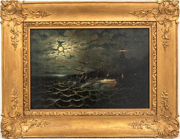 Unknown artist 19th century, Shipwreck.