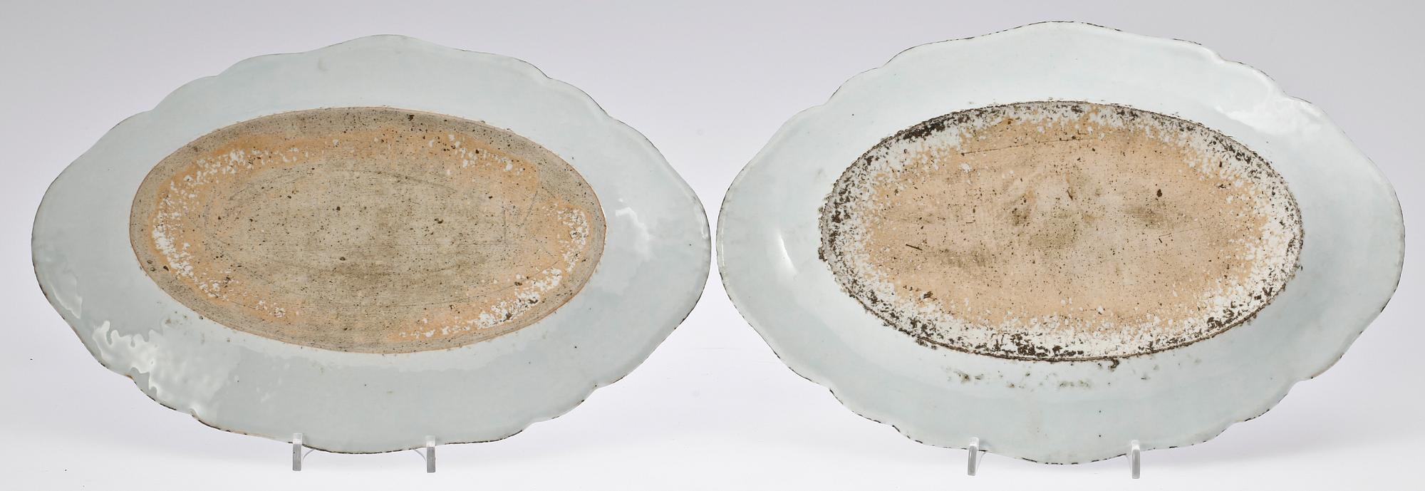 FAT, ett par, porslin, Qianlong, Kina 1700-tal.