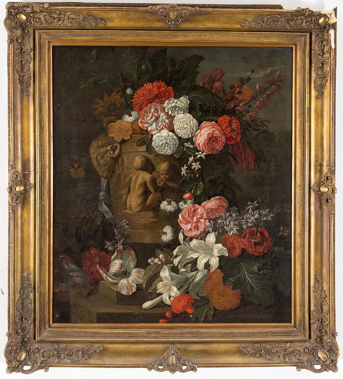 Pieter Casteels III Attributed to, PIETER CASTEELS III, attributed to, oil on camvas, not signed.