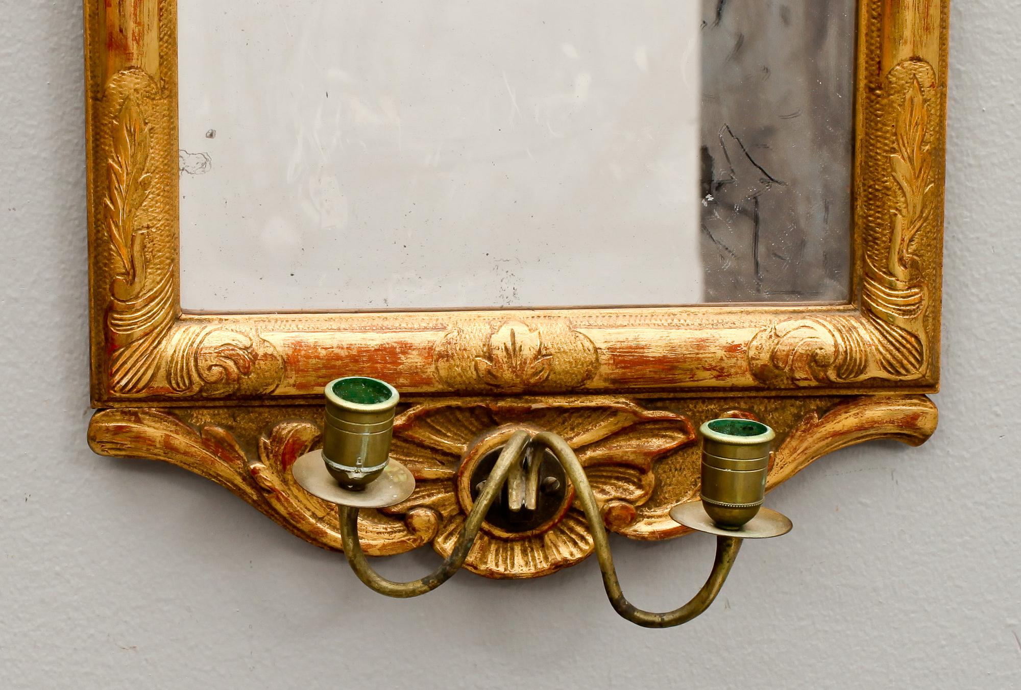 SPEGELLAMPETT, Rokoko/Rokoko-stil, 1700/1800-tal.