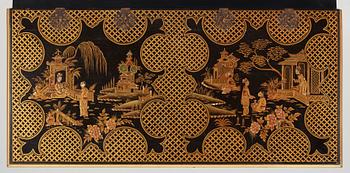 KISTA, lack, kinesiserande stil, 1900-tal.