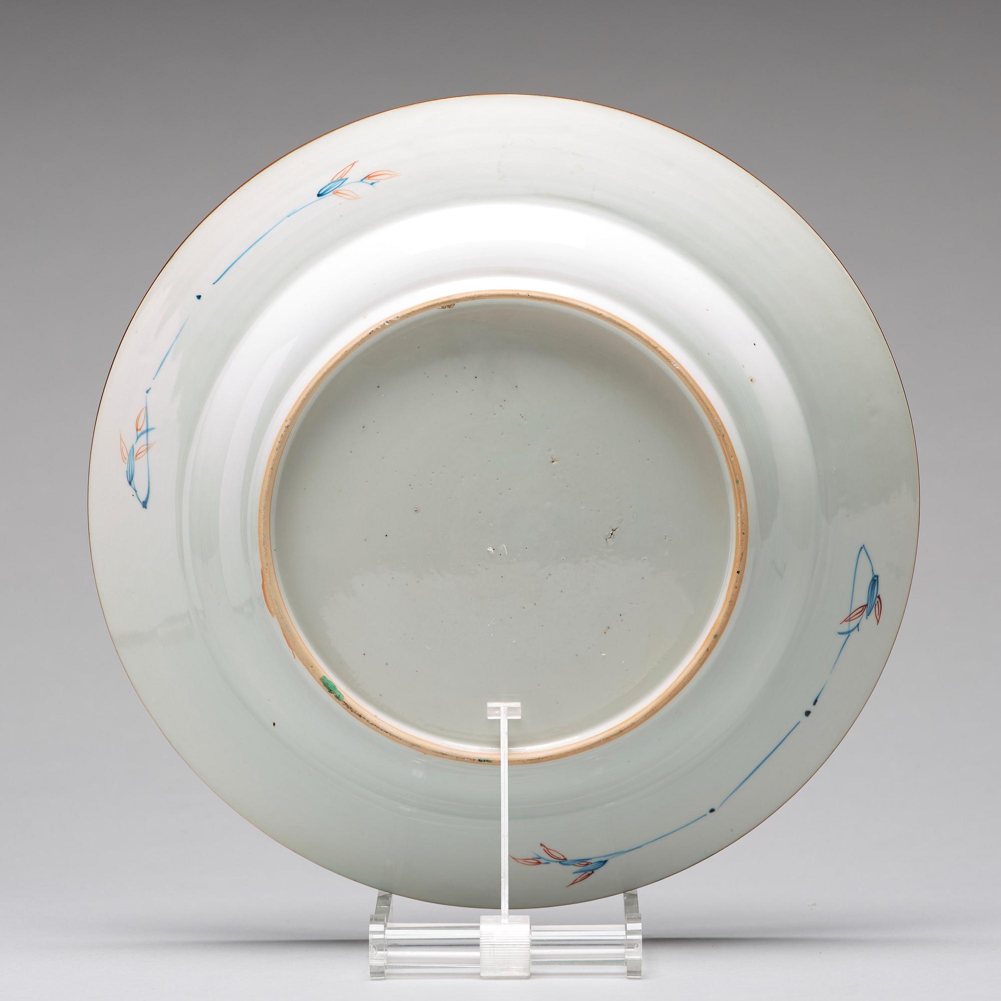 FAT, porslin. Qingdynastin, Kangxi (1662-1722).