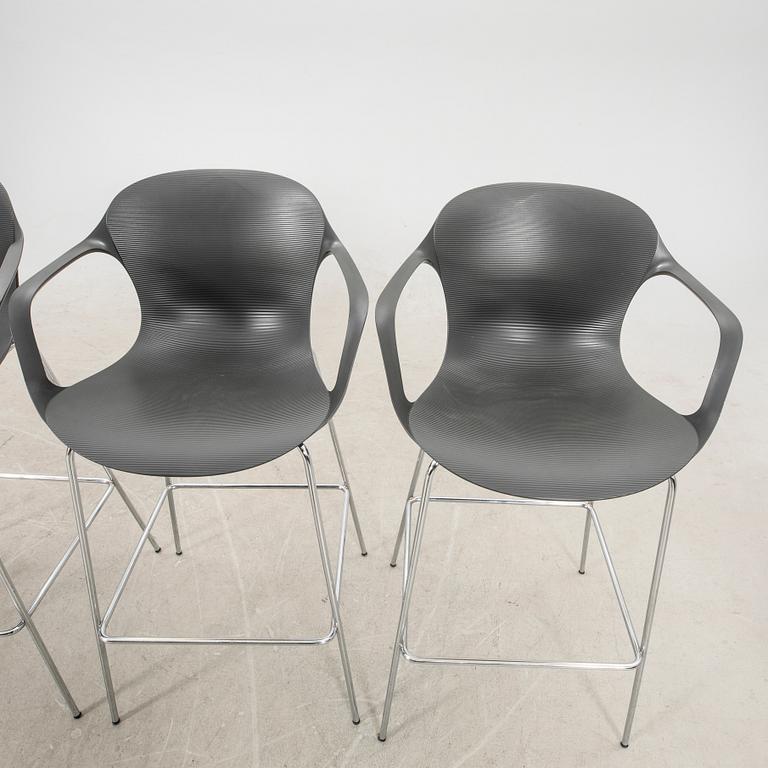 Kasper Salto, bar stools 4 pcs "KS 69 NAP" for Fritz Hansen 2017.
