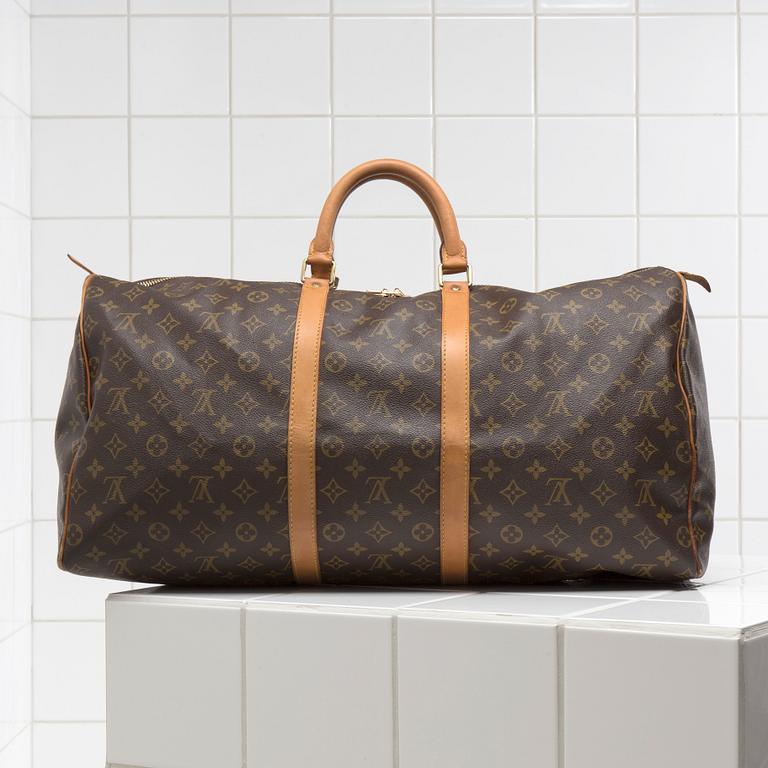 VÄSKA / WEEKENDBAG, "Keepall 55", Louis Vuitton.