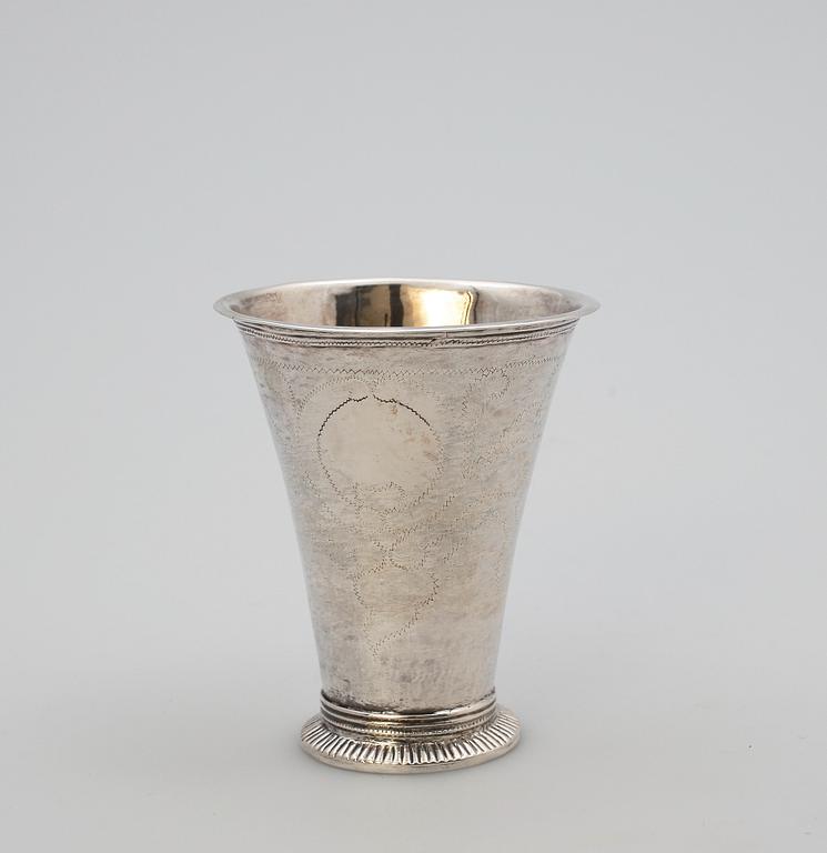 BÄGARE, silver, Carl Fredrik Seseman Arboga 1799.