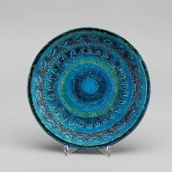 BITOSSI, 4 st, keramik, "Rimini Blue", Aldo Londi, Bitossi, 1900-talets andra hälft.