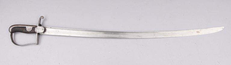 SABEL, modell 1831, för artilleriet.