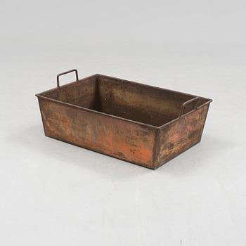 An iron flower box, 20th Century.