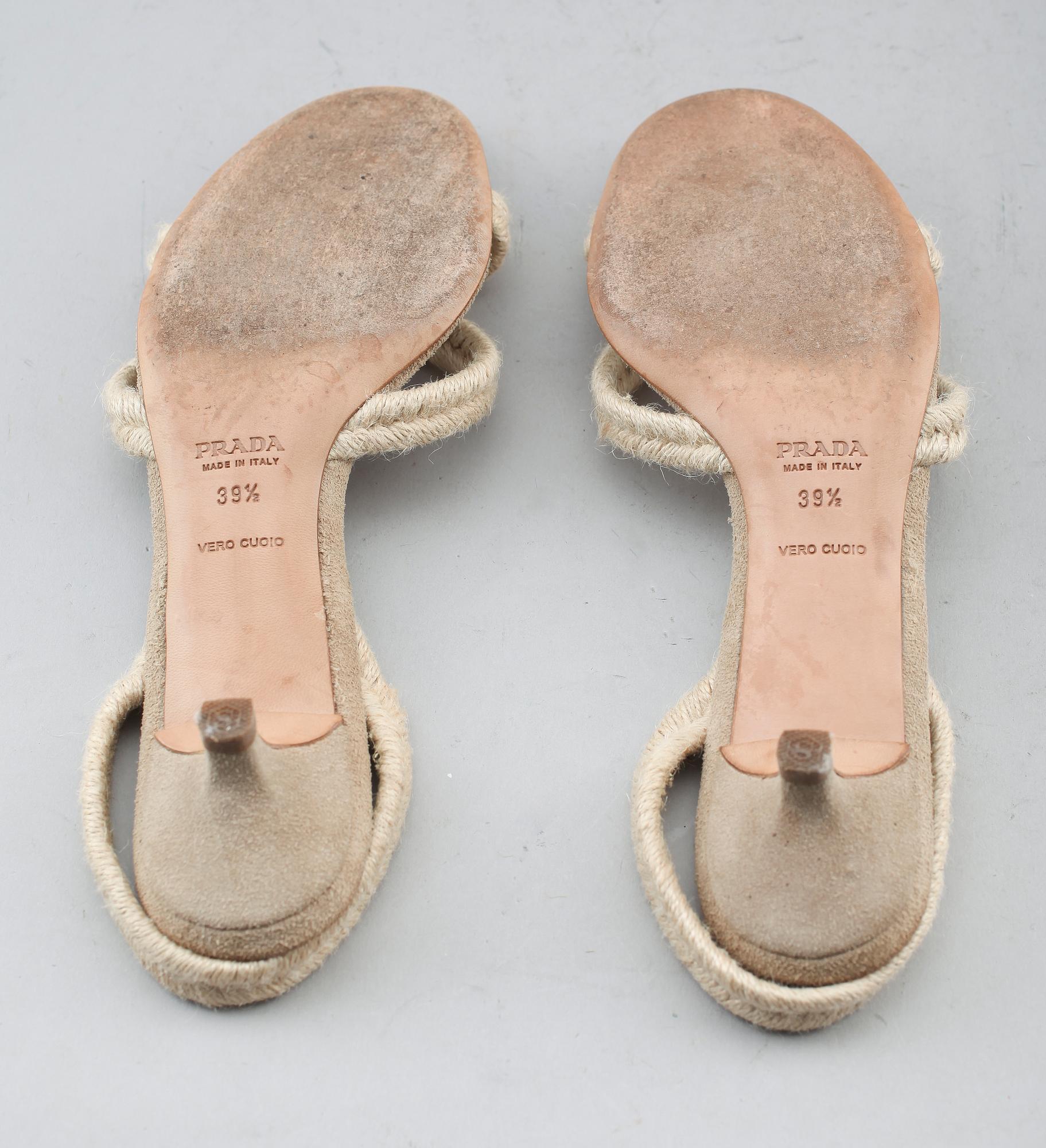 PRADA, sandaletter.