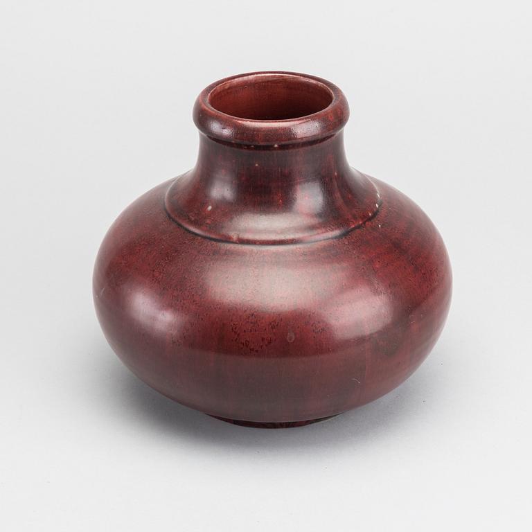A VASE, STONEWARE BY CARL HALIER FOR ROYAL COPENHAGEN. DENMARK.