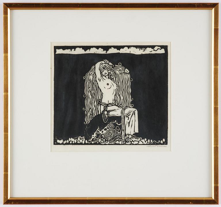 John Bauer, "Sagoflickan".