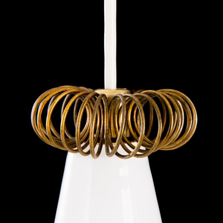 A mid 20th century 'K2-10' pendant light Idman, Finland.