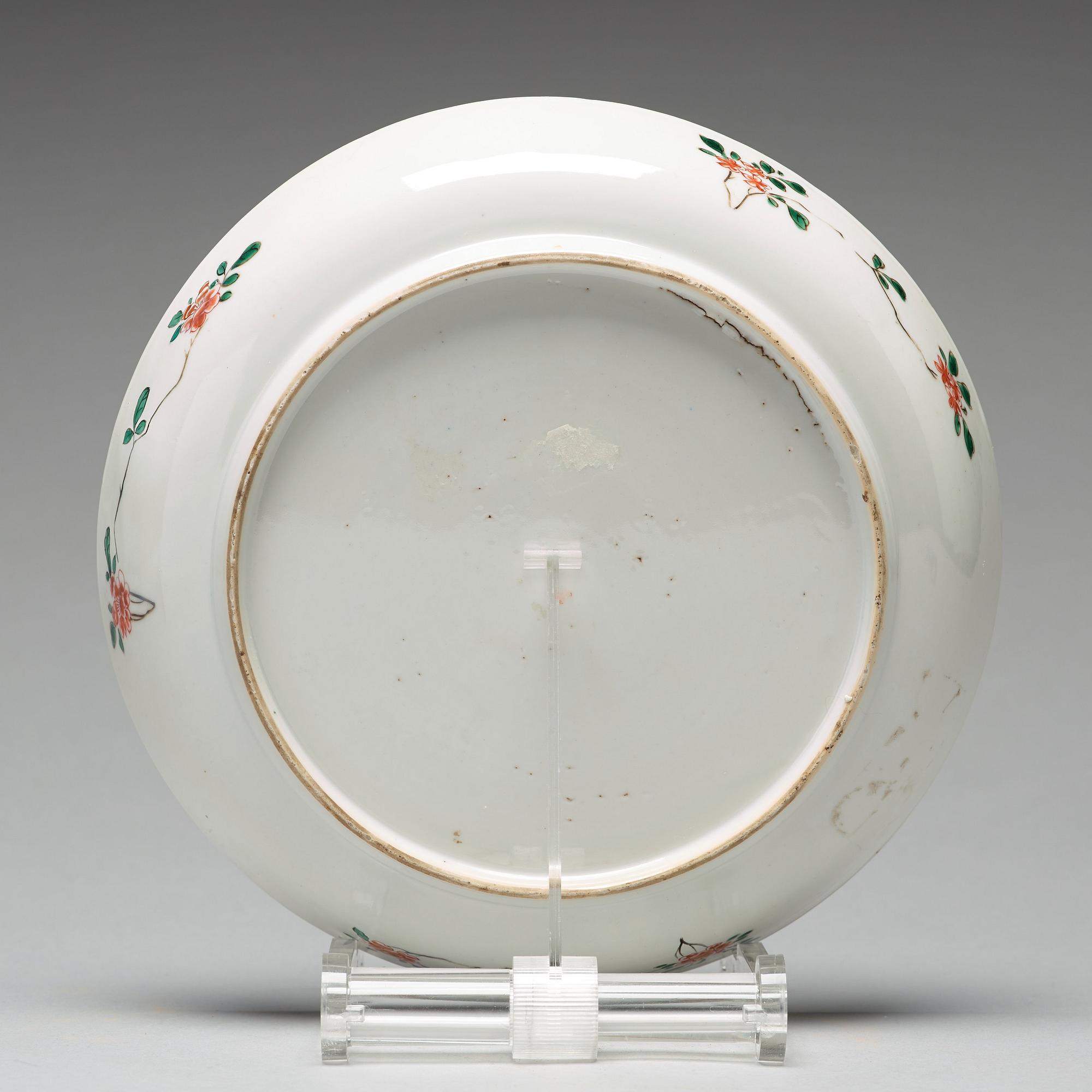 FAT, porslin. Qingdynastin, Kangxi (1662-1722).