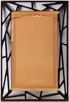 Eden Gustaf Spegelfabrik, A 'Konkret' mirror, Swedish Modern, 1950s.