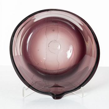 Mjölkfat / Spillkum, glas, Sverige, ca år 1800.