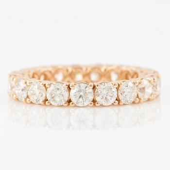 Ring, full eternity with brilliant-cut diamonds.