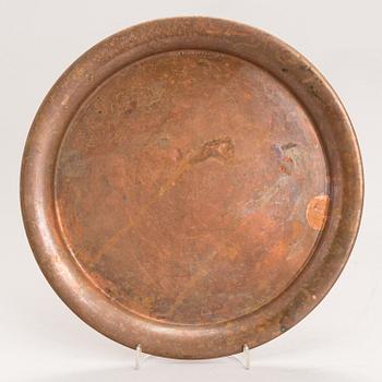 TAPIO WIRKKALA, KAFFESERVIS, 4 delar, koppar och teak, TW 163/164, Kultakeskus, 1960-70-tal. Formgiven 1961.