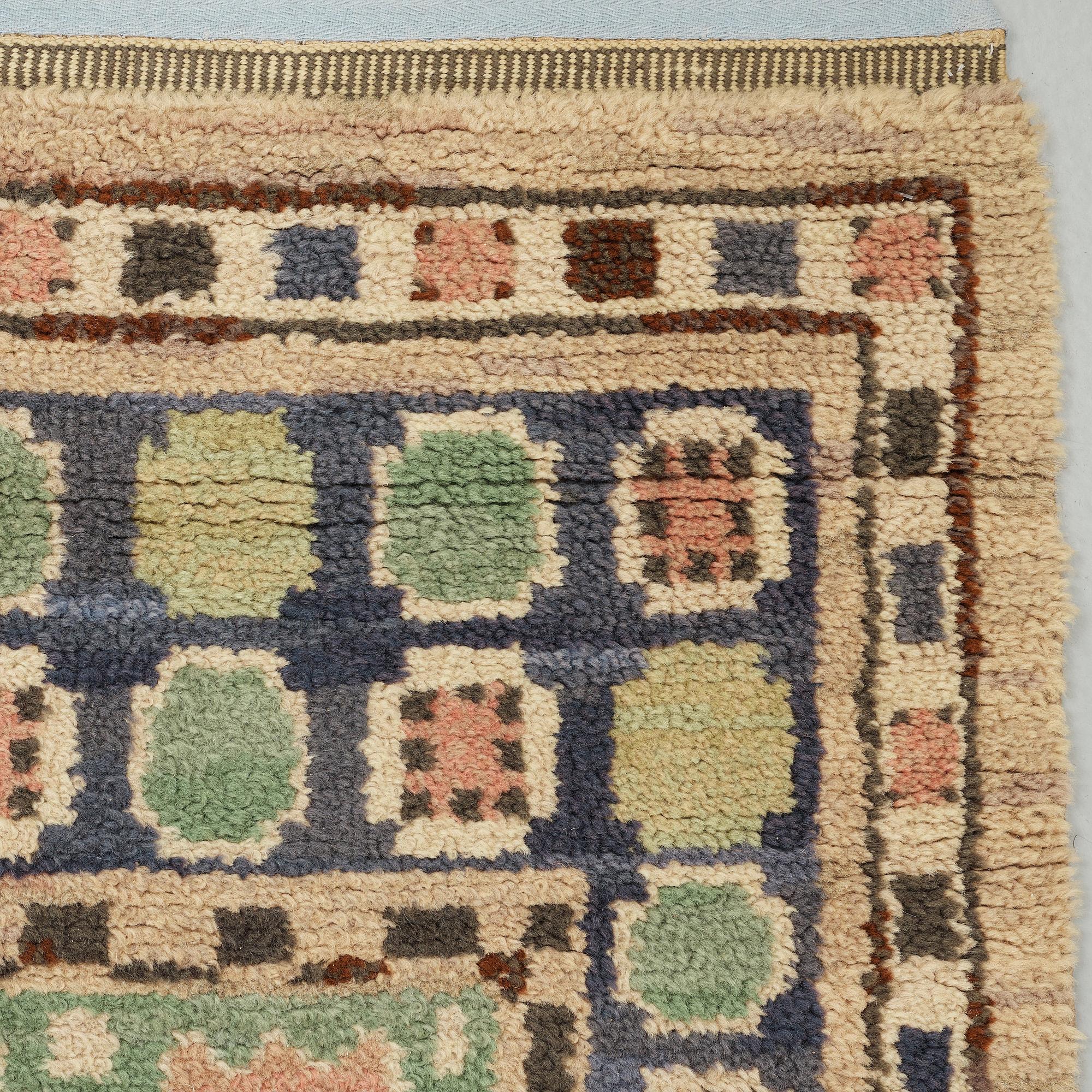 MÄRTA MÅÅS-FJETTERSTRÖM, MATTA, "Hästhagen", flossa, ca 370 x 220,5 cm, signerad MMF.
