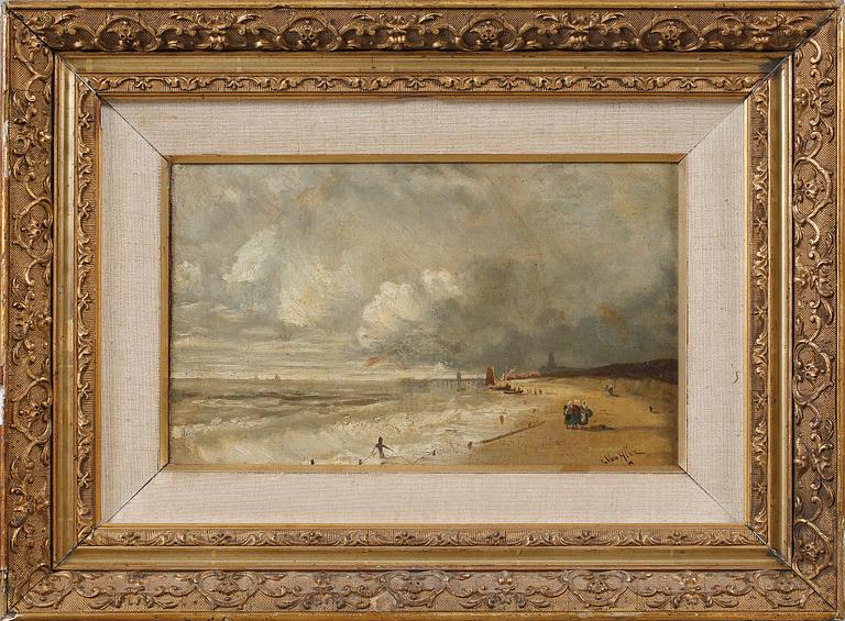 JOACHIM VAN HIER, oil on canvas, signed.