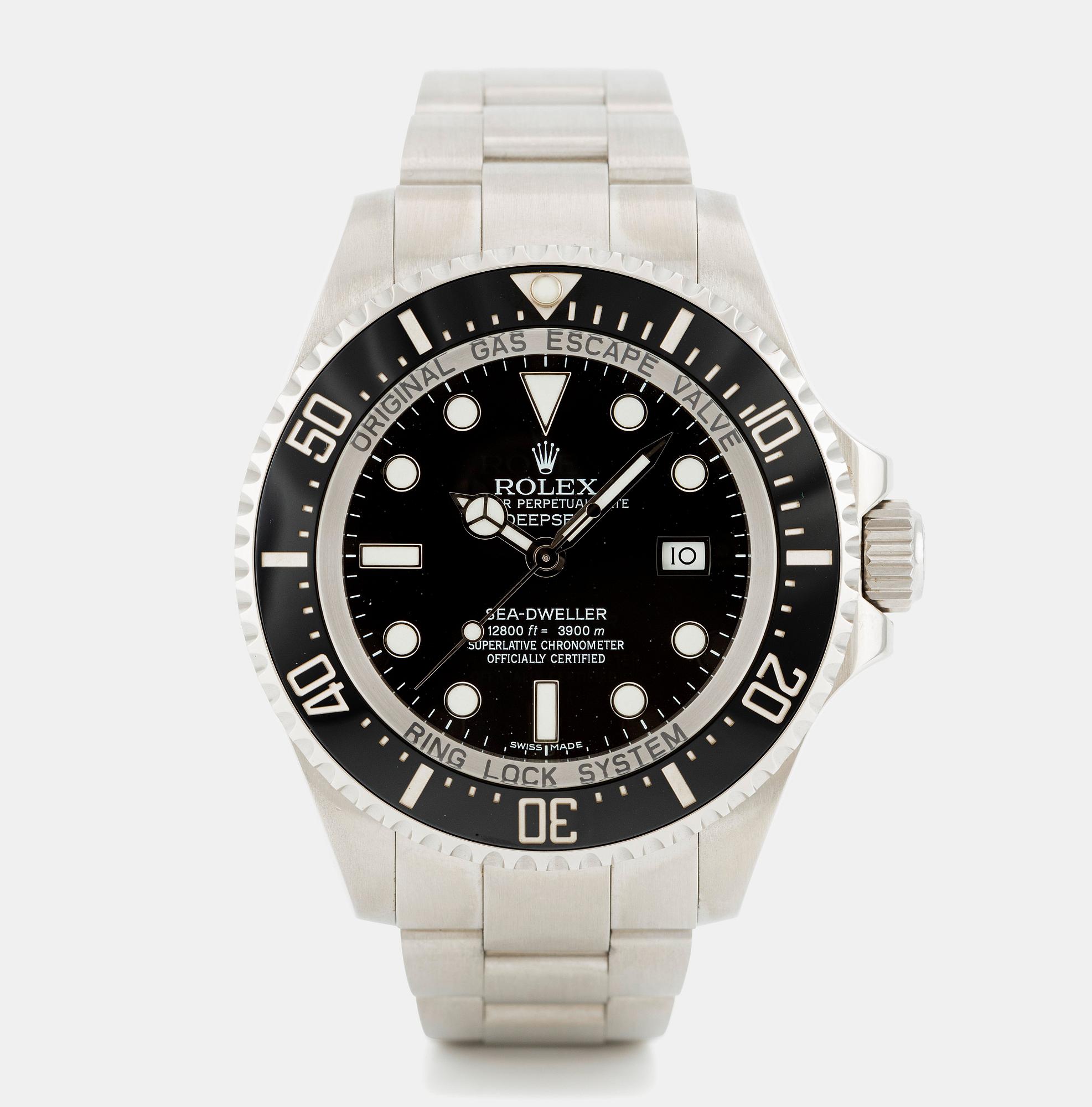 Rolex, Deepsea, Sea-Dweller, wristwatch, 44 mm.