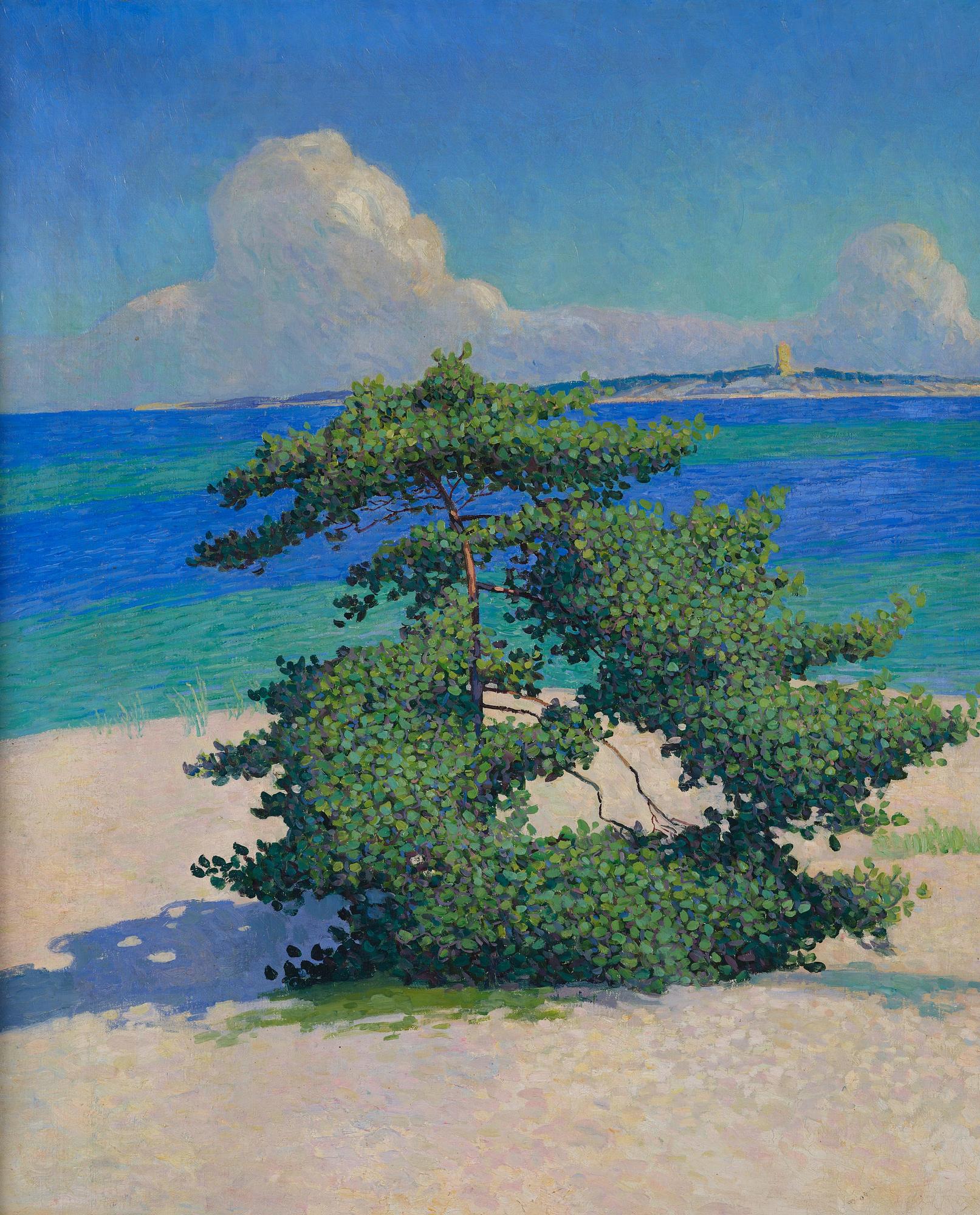 Artur Bianchini, "Tallen och hafvet" (Utsikt mot Korsö från Sandhamn).