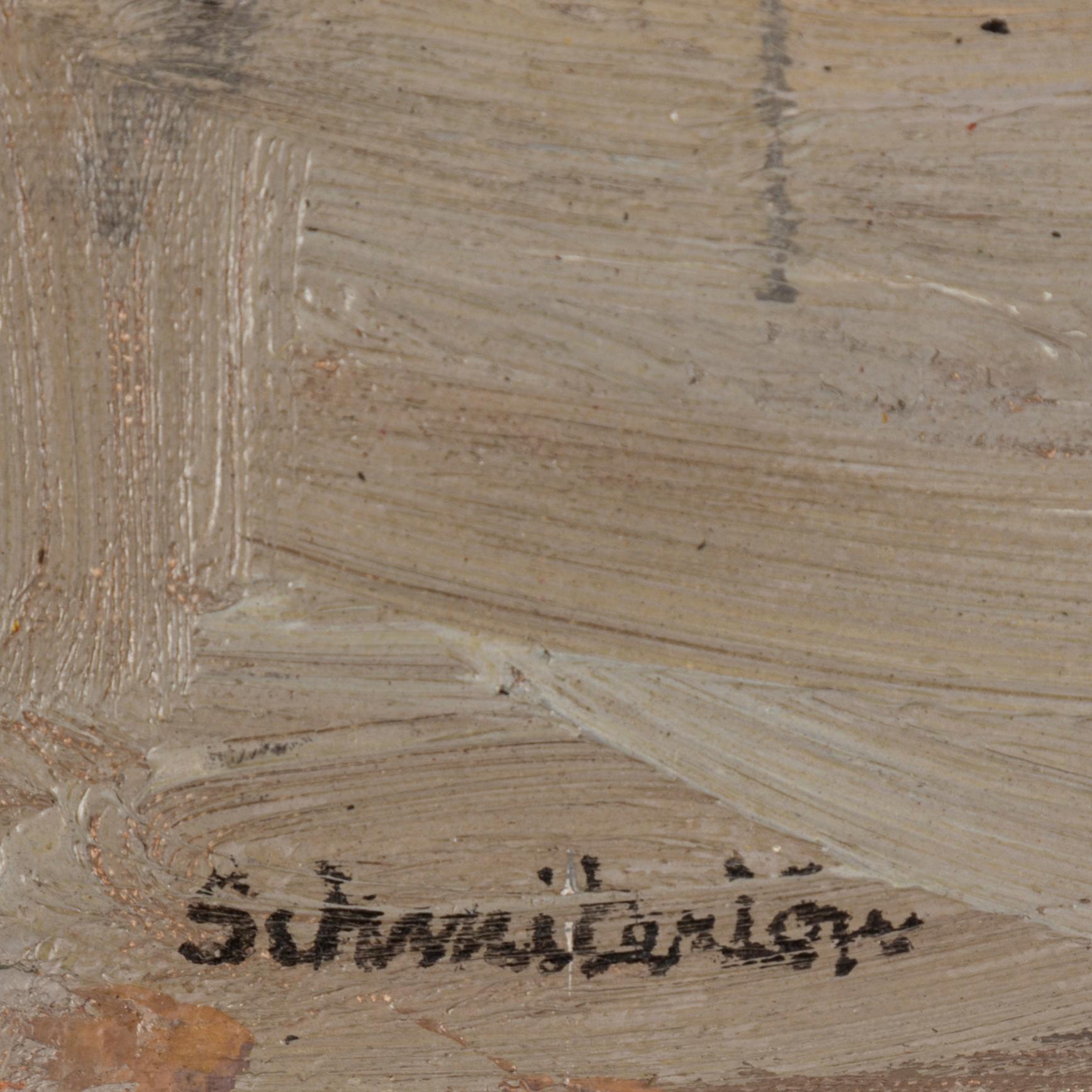 BERTRAM SCHMITERLÖW, oil on canvas, signed.