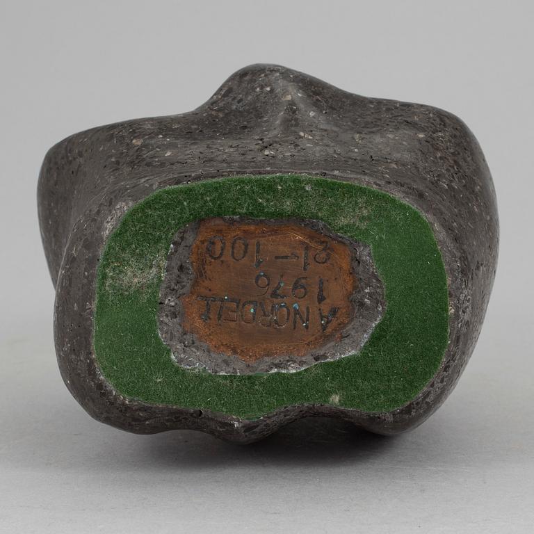 A Axel Nordell sculpture, signed, dated 1976 and numbered 21/100.