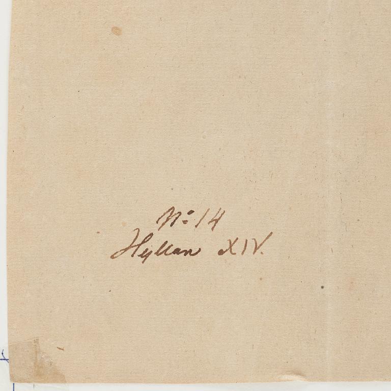 JAN MYTENS, hans krets. Osignerad. Bildyta 24 x 35,5 cm.