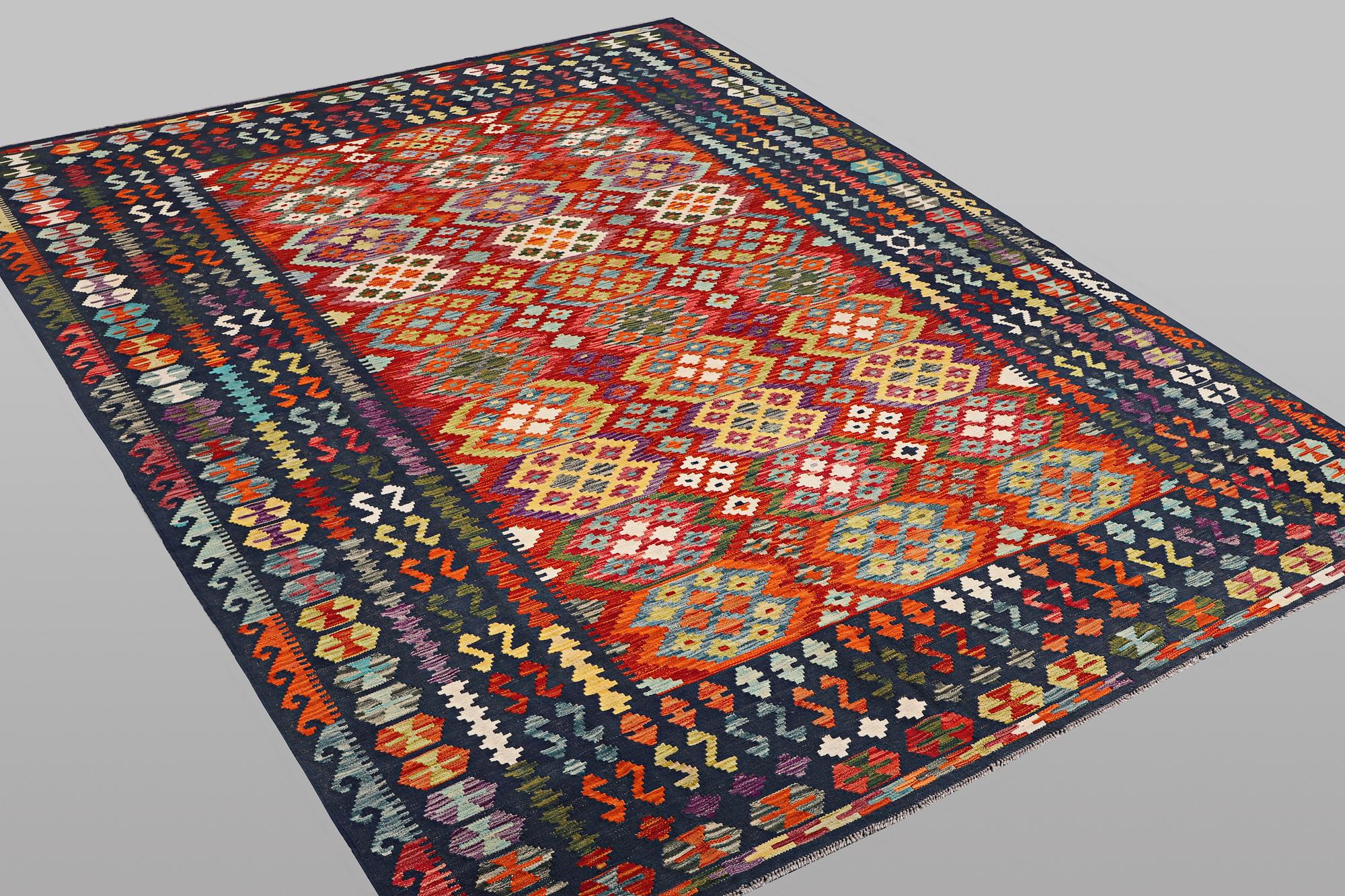 Matta, Kelim, ca 343 x 246 cm.