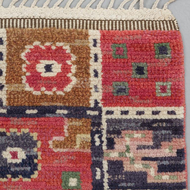 Märta Måås-Fjetterström, a carpet, "Tornet", knotted pile, ca 244,5-246,5 x 155-159,5 cm, signed AB MMF.