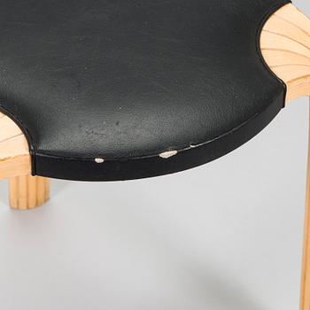 Alvar Aalto, a 1970s 'X600' stool for Artek.