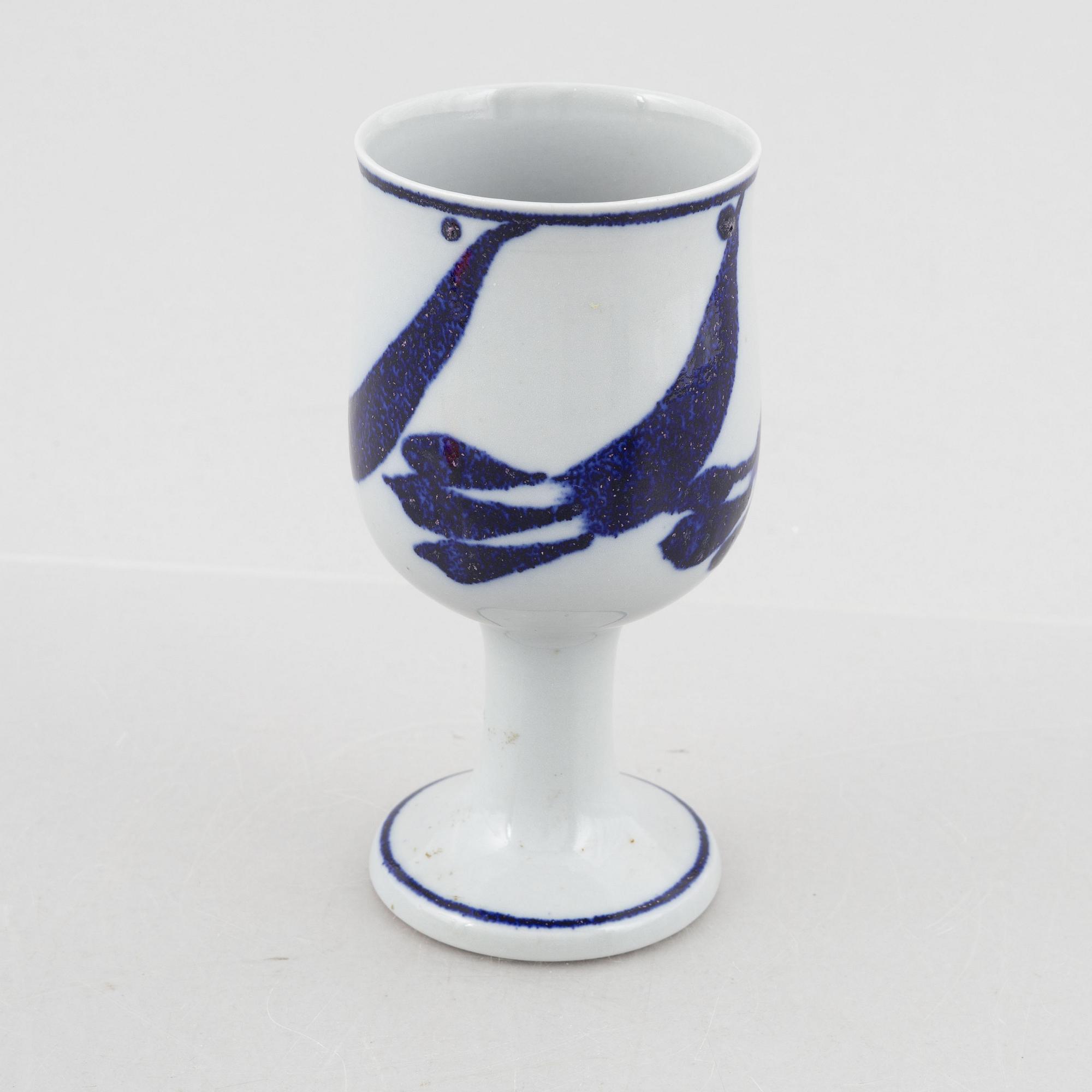 Lisa Larson, bägare/vas, stengods, Gustavsbergs Studio.