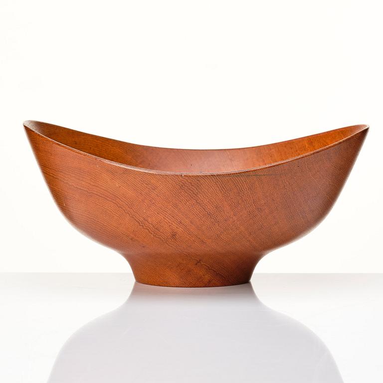 Finn Juhl, a teak bowl, Kay Bojesen, Denmark 1950s.