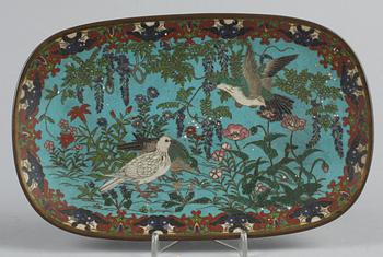 FAT, cloisonné, Japan, omkring 1900.