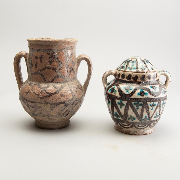 Two persian jars, Historismus, presumably 19th Century.