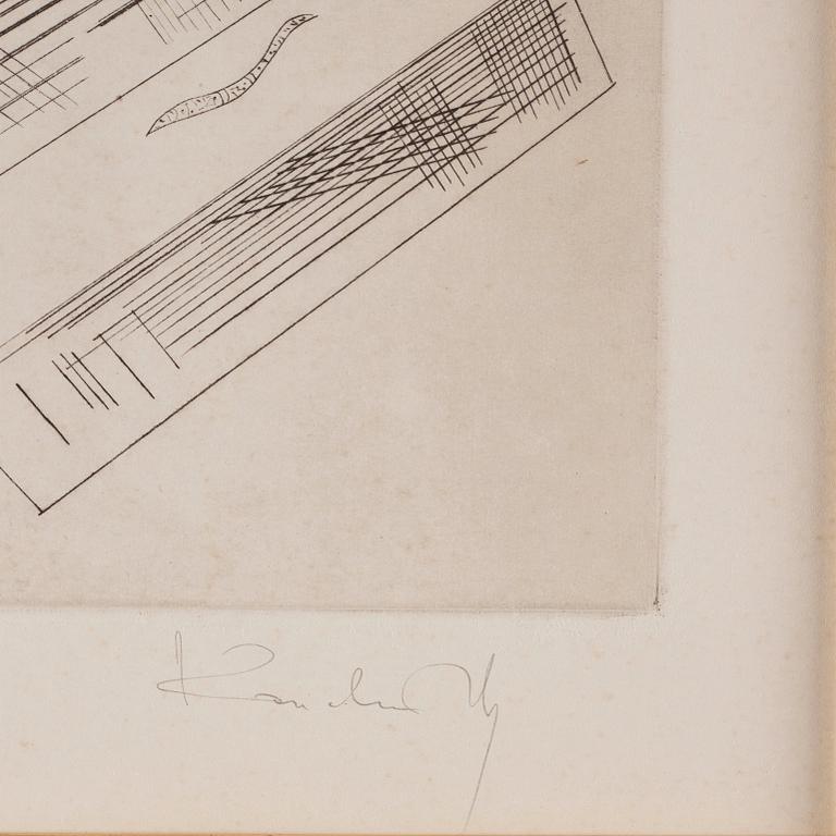 Wassily Kandinsky, "Zweite Radierung für die Editions Cahiers d'Art".