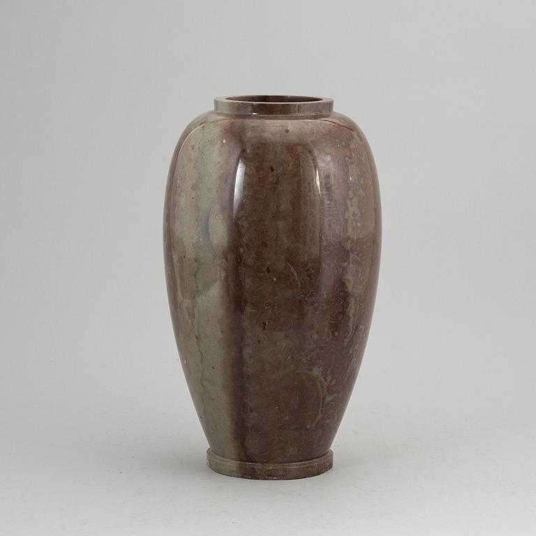 A stone vase.