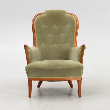 Carl Malmsten, fåtölj, "Vår fru", AB O.H. Sjögren, Tranås.