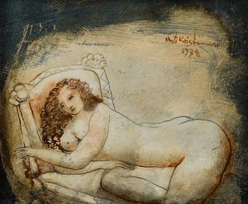 UNTO KOISTINEN, RESTING NUDE.