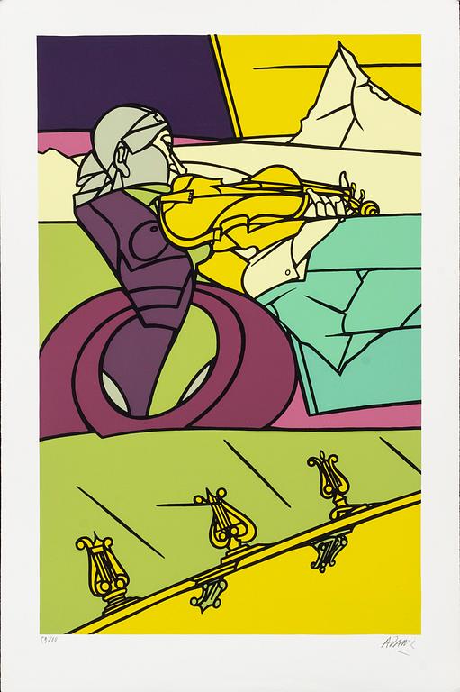 VALERIO ADAMI, signed and numbered 59/200.