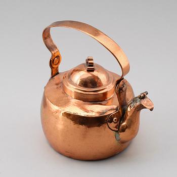 KAFFEPANNA, koppar, 1800-tal.