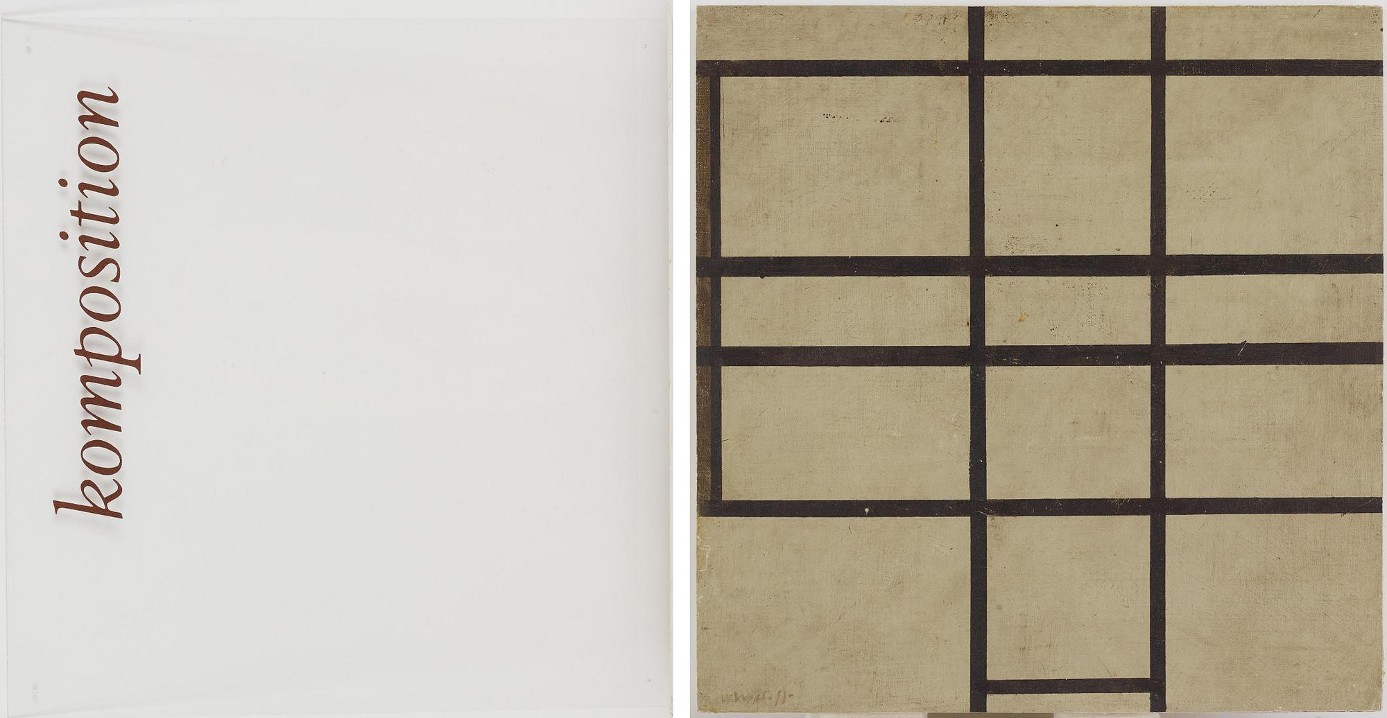 Anders Widoff, "Komposition, Mondrian".
