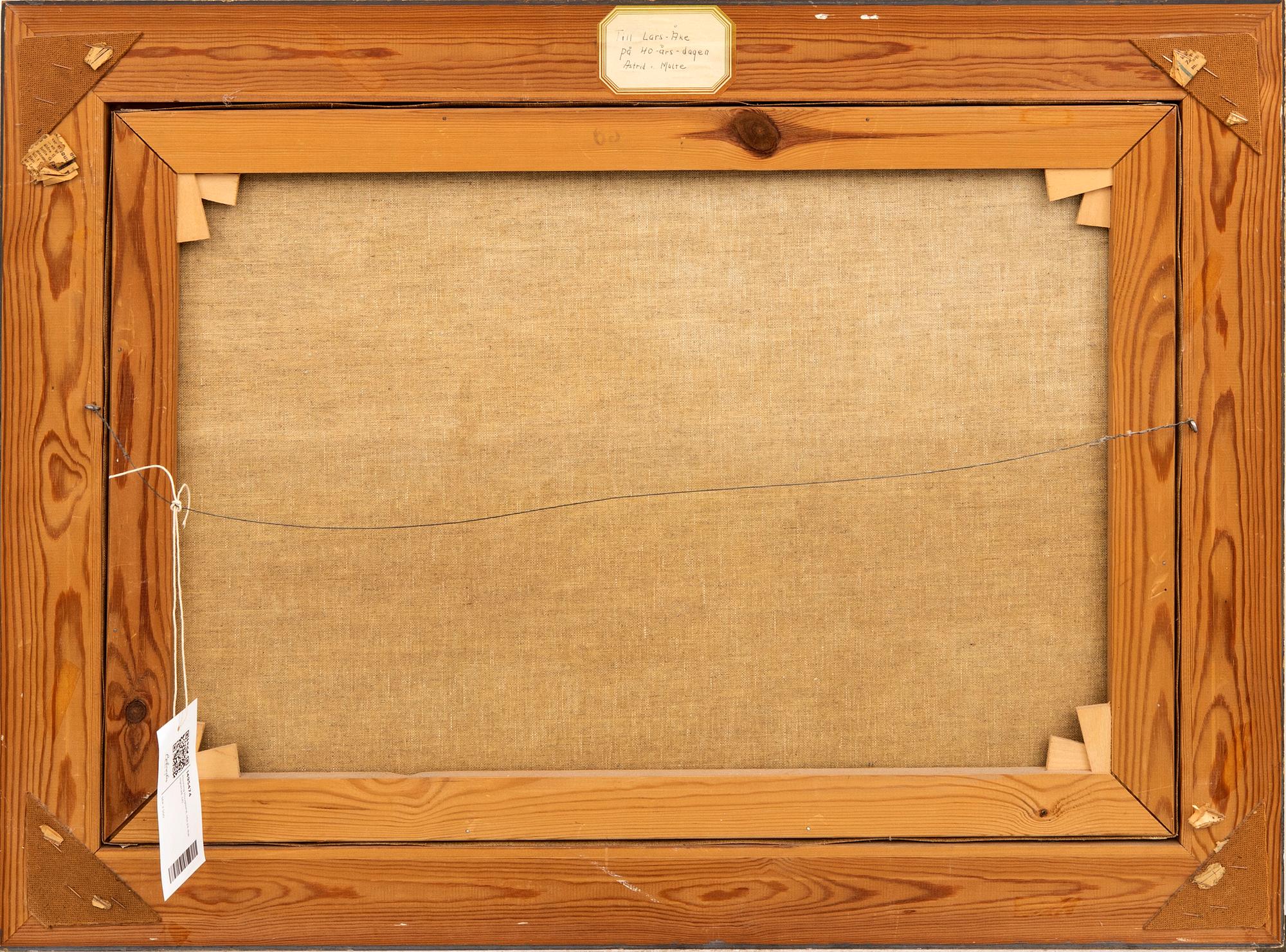 Henning Hougaard, olja på duk signerad.