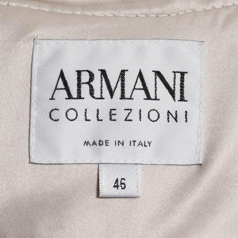 ARMANI, a short silk jacket.